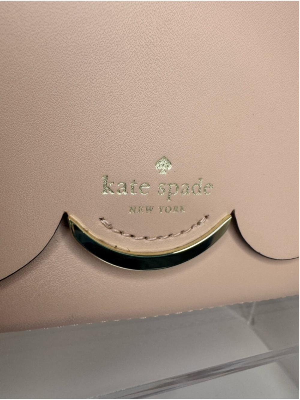 #405 Kate Spade NWT Magnolia Street Isabella Leather Blush Pink Crossbody Bag - Picture 3 of 17
